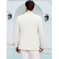thumbnail image 3 of COOFANDY Men's Casual Stylish Blazer Elegant Solid Suit Jackets Slim Fit Sport Coats for Wedding Prom Party, 3 of 6