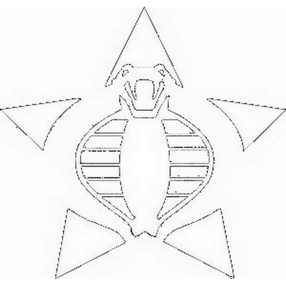 GI Joe Cobra Window Decal Sticker