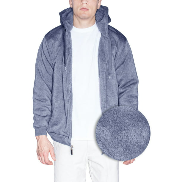 MAXXSEL - Mens Hoodie For Mens Fleece Jacket Big And Tall Zip Up With Hood (Medium, Charcoal ...