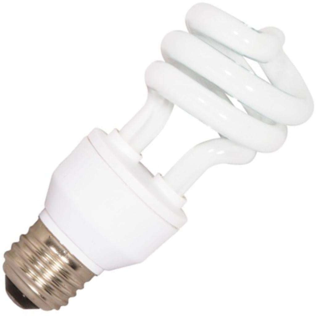 Sunlite SMS5F/27K 5 Watt Super Mini Spiral Energy Saving CFL Light Bulb Medium Base Warm White 