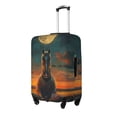 thumbnail image 2 of Haiem Sunset Prairie Meditating Horse Luggage Cover Printed Suitcase Covers for Luggage Elastic Washable Suitcase Protector Fits 18-32 Inch Luggage-Large, 2 of 8