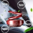 thumbnail image 4 of Fusipu Car Air Freshener Solar Powered Double Rings Fragrance Deodorant Auto Aromatherapy Diffuser Interior Accessories, 4 of 8
