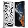 thumbnail image 1 of TalkingCase Slim Phone Case Compatible for Samsung Galaxy S22 Ultra 5G, Circle Links Print, Thin Light, Flexible, Soft, USA, 1 of 6