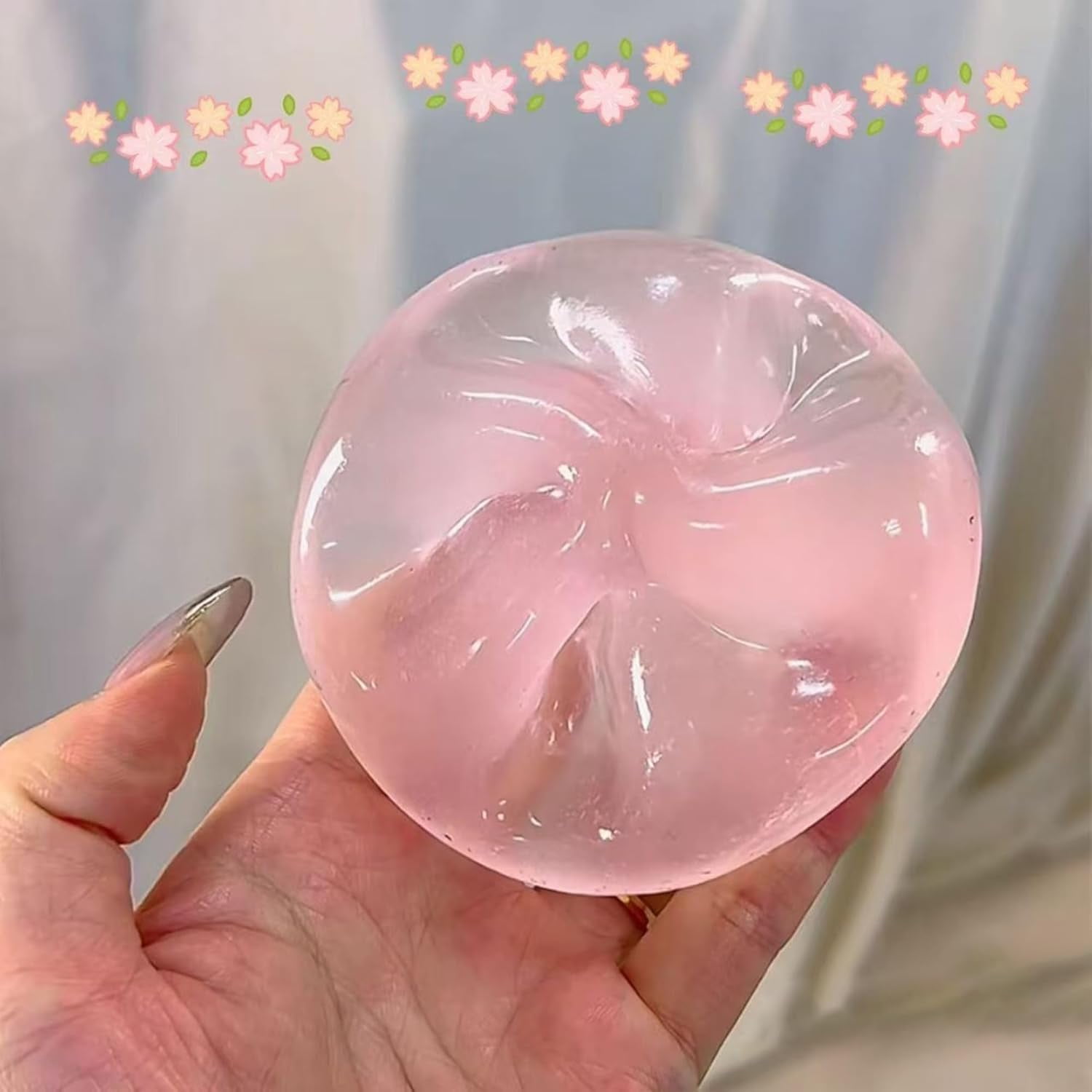 2026 New Coconut Oil Stress Ball, Squishy Slow-Rising Squeeze Ball, Odorless Non-Sticky Portable for Office Study Home