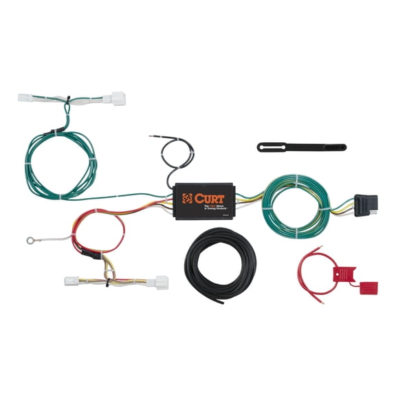 CURT Mfg 56300 Wiring Custom Vehicle-to-Trailer Wiring Harness - Provides a 4-way flat connector for specific Mazda vehicles