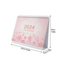 2025 English Desk Calendar Calendars to Write The Flowers Decor for