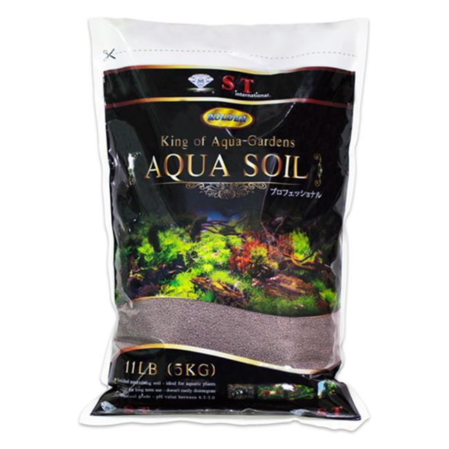 S.T. International Aqua Soil for Aquarium Plants, 11Pound, Black (D5605KGBLACK)