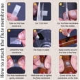 thumbnail image 6 of C/D/E/F/G key  Flute Dizi Bitter Bamboo Pluggable Traditional Handmade Chinese Musical Woodwind Instrument Study Level Performance, 6 of 6