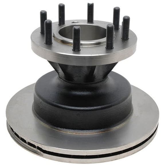 Acdelco 18A724A Non Coated Front Disc Brake Rotor And Hub Assembly