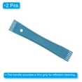 thumbnail image 3 of Unique Bargains 2Pcs Air Conditioner Fin Comb Straightener AC Plastic Condenser Radiator Cleaner Repair Brush Coil Cleaner, Blue, 3 of 4