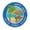 Royal Blue, variant on Happy Hour! South Padre Island, Texas 3.5 Inch Iron Or Sew On Embroidered Fabric Badge Patch Ocean Beach, Salt Life Iconic Series
