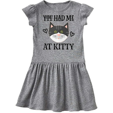 

Inktastic Kitty Cat Baby Kitten Gift Toddler Girl Dress