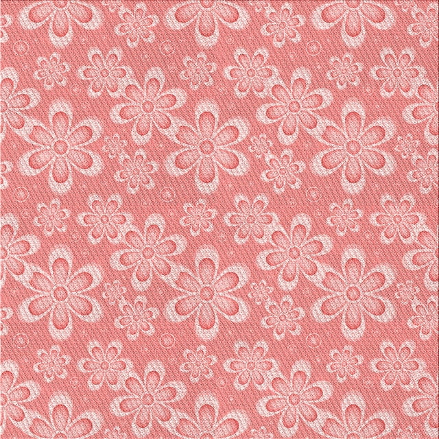 Ahgly Company Tapis d'Intérieur Lavable en Machine Carré Transitionnel Flamant Rose, 5 Pieds Carré