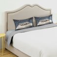 thumbnail image 5 of Dailycode Satin Pillow Case Standard Silk Pillow Cover for Hair and Skin Envelope Closure Raccoon on Clould 20"x26", 5 of 9