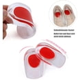 thumbnail image 4 of Plantillas para espolón en el talón, 2 pares de plantillas de gel, almohadillas para el talón, plantillas de gel ortopédicas, plantillas de gel para fascitis plantar, espolón en el talón y a JFHHH pequeña, 4 of 5