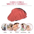 thumbnail image 6 of Kdxio Cute Black Kitten Cartoon Print Shower Cap for Women,Elastic and Reusable,Double Waterproof Layers Bathing Hat, 6 of 6