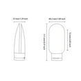 thumbnail image 2 of Guardurnaity Botella vacía de 60ml, dispensador de acondicionador de muestra de crema cosmética, soporte de almacenamiento para baño y ducha, contenedor, Bolsas de maquillaje Rosado Guardurnaity CE014744-01, 2 of 6