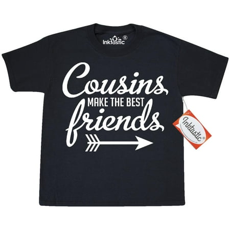 Inktastic Cousins Make The Best Friends With Arrow Youth T-Shirt Family Reunion Famile Picnic Unite Together Tee Kids Children Child Tween Clothing Apparel