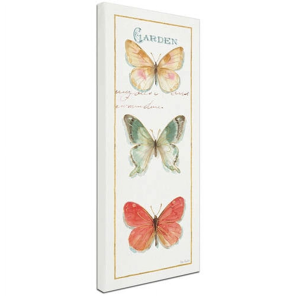 Trademark Fine Art "Rainbow Seeds Butterflies IIII" Canvas Art by Lisa Audit