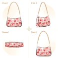 thumbnail image 7 of FORMRS Womens Shoulder Bag with Chain Strap Clutch Purse Cute Tote Handbag, Bunnies and Hearts, 7 of 7