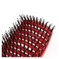 thumbnail image 4 of Peine profesional para cortar cabello largo y cepillo desenredante de salón para cabello rizado y mojado, antiestático, color blanco., 4 of 5