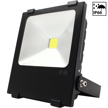 TORCHSTAR 50W LED Outdoor Flood Light  (150W Eqv.)  IP66 Waterproof  6000K Pure White Wall Washer Light  for Building  Stadium  Landscape  General Area Lighting