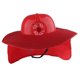 thumbnail image 5 of Gorra para , sombreros de pesca para exteriores, protección solar de 360 degree, gorras para , cuello extraíble, solapa para la cara, gorras pa rojo Yotijar Casco de seguridad ligero, 5 of 10