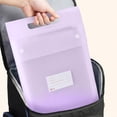 thumbnail image 5 of File Organizer 13 Pocket Transparent Expanding File Folder - File Folder with Multi-Pockets Paper Organizer Folder for Letter A4 Files, 5 of 7