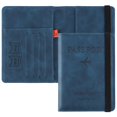 thumbnail image 1 of Funda para pasaporte, organizador de billetera de viaje, funda para pasaporte con bloqueo RFID, portadocumentos de viaje de cuero PU para hombres y mujeres Sincero  Hogar, 1 of 5