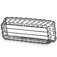 thumbnail image 3 of Stella Mini Rectangular Scroll Design Wire Tray 8in, 3 of 4