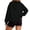Black, variant on Essentials Hoodies for Women 2025 Half Zipper Long Sleeve Plain Hoodie with Pockets Hooded Sweatshirt Women Pullover