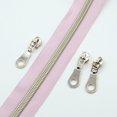 thumbnail image 3 of Bobina de nailon metálico Zippers Leekayer #5, 10 m, rosa, con 25 deslizadores, 3 of 9