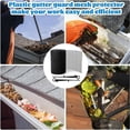 thumbnail image 2 of Paquete de 4 Rollos Protectora para Canalones Protectores Hojas 20 Pies con 40 Clip,DIY Cubiertas Canaletas Lluvia Que Previenen las, 2 of 5