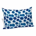 thumbnail image 2 of Blue Polka Dots Pillow Covers 16"x24", Watercolor Modern Abstract Geometric Soft Brushed Microfiber Breathable Throw Pillow Covers, Pillowcase with Zipper for Couch Sofa Bedroom Living Room, 2 of 9