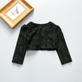 thumbnail image 5 of New Fashion Baby Girls Flower Jacket Children Lace Short Jacket Kids Wedding Party Coat Cape 2 4 6 8 10Y Girl Outerwear Clothing, 5 of 6