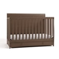 thumbnail image 2 of Graco Asheville 4-in-1 Convertible Baby Crib with Drawer, Hazelnut, 2 of 14