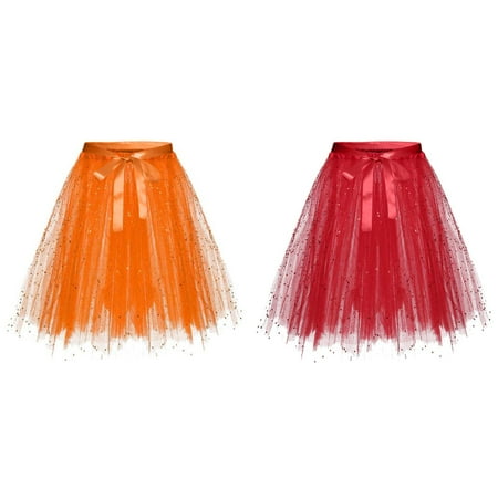 

DBYLXMN Women Fashion Solid Color Lace Up Bow Puffy Skirt Handmade Skirt Performance Skirt Table Skirt for Birthday Party