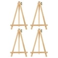 thumbnail image 1 of 4pcs Easel Display Stand Tabletop Picture Stand Wood Painting Easel Display Rack, 1 of 5