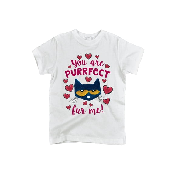 Pete The Cat - Pete You Are Purrfect Fur Me - Toddler Short Sleeve Graphic T-Shirt