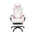 thumbnail image 1 of RESPAWN 110 Racing Style Gaming Chair, Reclining Ergonomic Leather Chair with Footrest (Pink and White), 1 of 2