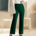 thumbnail image 6 of Noric Women's Stretch Straight Leg Work Yoga Pants Work Business Pockets High-Waisted Gym Trousers, 6 of 6