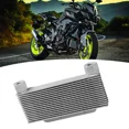 thumbnail image 2 of 15 Rows Silver Aluminum Engine Oil Cooler For Motorcycle Modification Accessory, 2 of 5