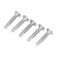 thumbnail image 4 of 200 piezas Tornillo autoperforante Cabeza avellanada cruzada Acero inoxidable 410 Longitud nominal de 25 mm M4.8‑16, 4 of 9