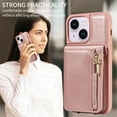 thumbnail image 6 of Dteck for iPhone 14 Plus Case with RFID Blocking Card Holder, iPhone 14 Plus Crossbody Wallet Case Shockproof Purse PU Leather Protective Back Cover,Rosegold, 6 of 9
