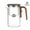 Transparent, Grey, variant on Gracefulvara Witchcraft TeapotMagic TeapotWater Separation Glass Teapot with Wooden Handle Magical Teapot with InfuserEnchantipot Magic PotPress Control Magic Tea Pot For Loose Tea Witchcraft Teapot