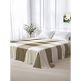 thumbnail image 6 of Brown Plaid Flat Sheets Only California King Size, Soft Breathable Bed Top Sheets for Mattress, Spring Summer Farmhouse Buffalo Checkered Bedding Flat Sheets for Home Hotel Bedroom Bed Protection, 6 of 9