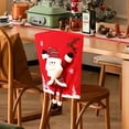 thumbnail image 1 of Nomeni Protection de Meubles Chaise de Noël Chapeau de Père Noël Rouge Housses de Chaise de Noël pour Table de Restaurant de Noël Décoration de Vacances, 1 of 4