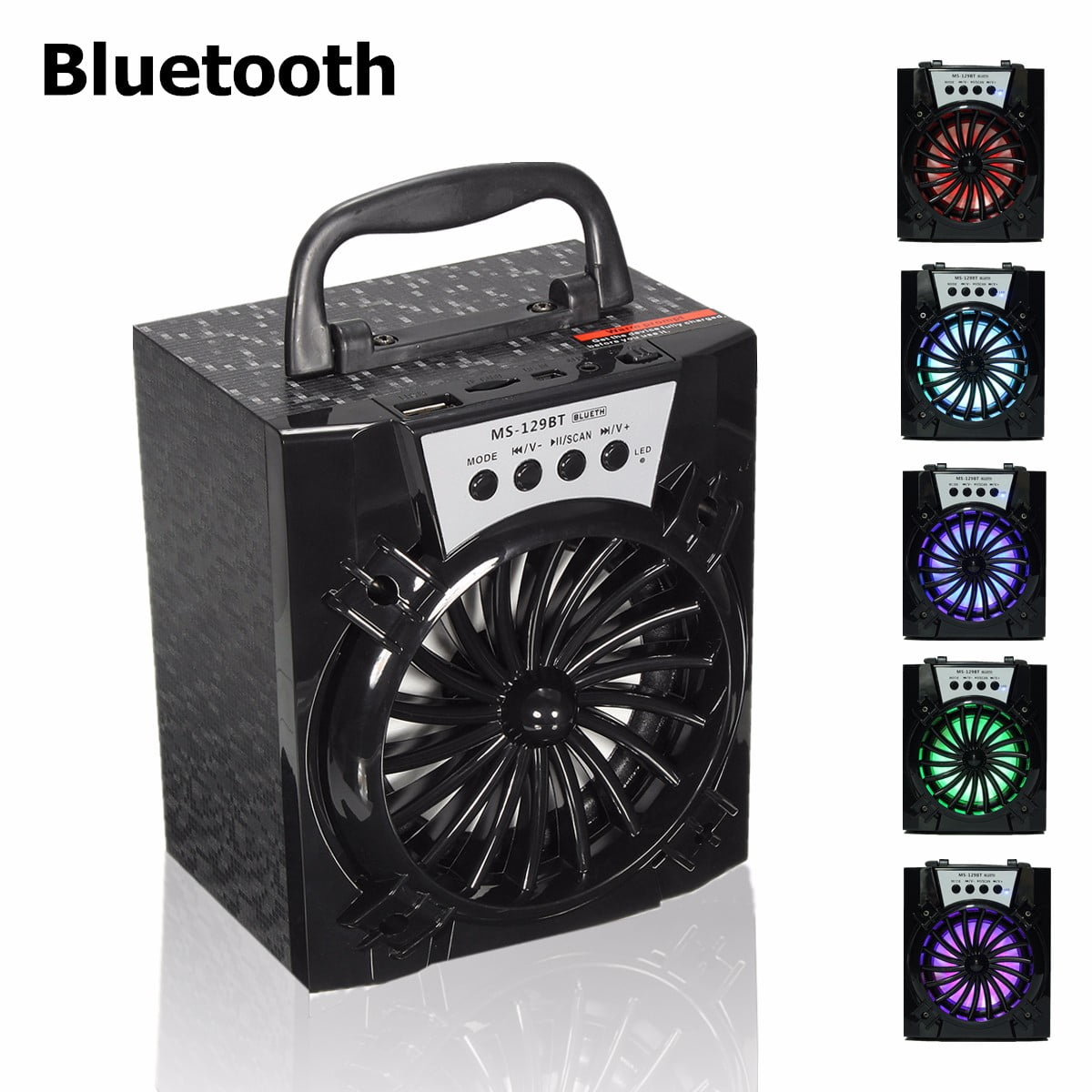 Bluetooth Speaker Portable Outdoor Wireless Speakers with USB//TF//FM//Aux Radio