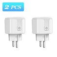 thumbnail image 1 of 1-5X Aubess Tuya 16A WIFI Smart Plug Power Monitor Wireless Remote Timer Plug Via Smart Life Support Alexa Google Home Alice, 1 of 5