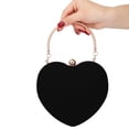 thumbnail image 2 of Party Clutch Purse Cute Heart Shaped Women Handbag Evening Bags, 2 of 5